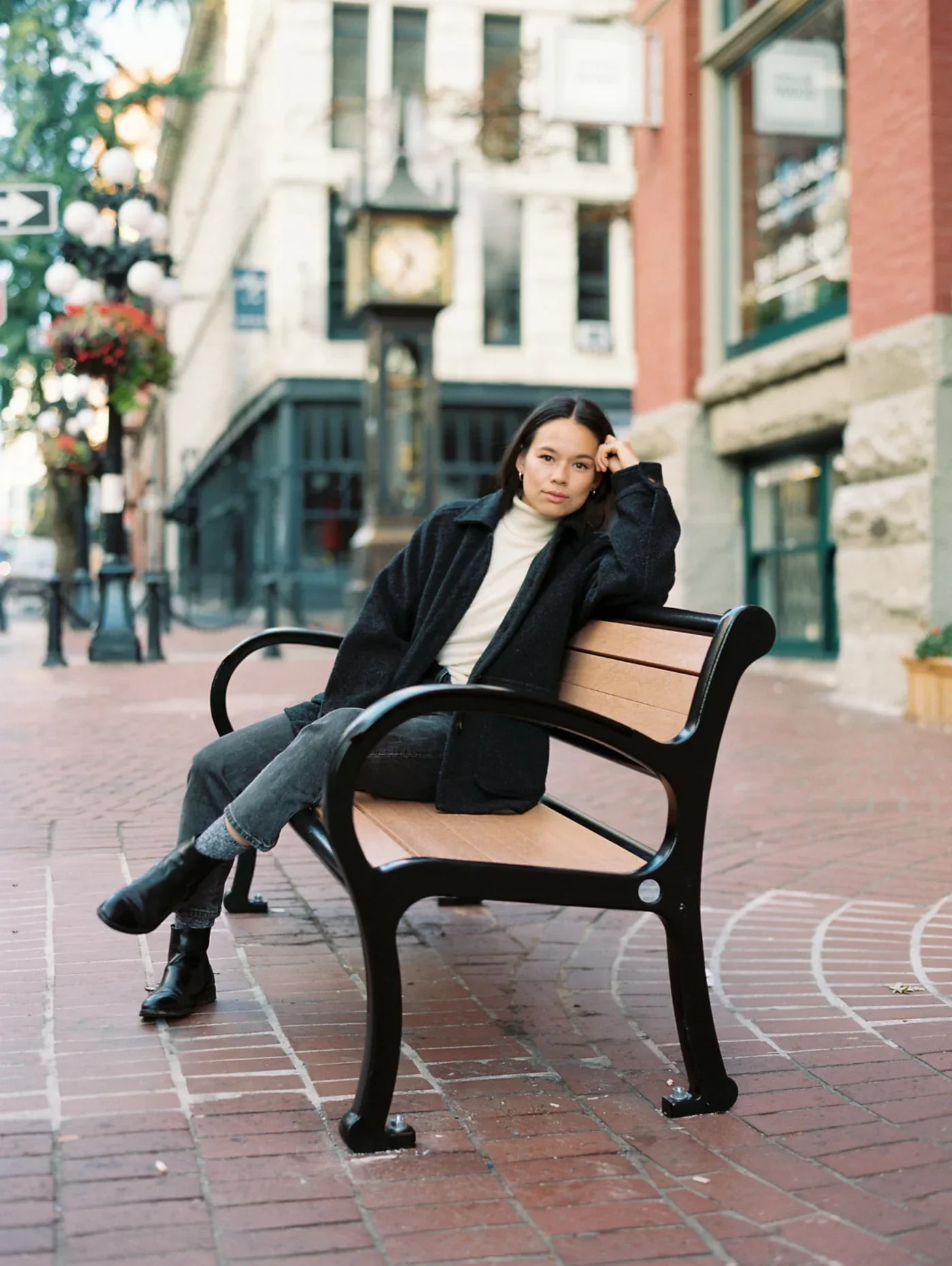 Anián Georgia coat in storm Fall 23/24