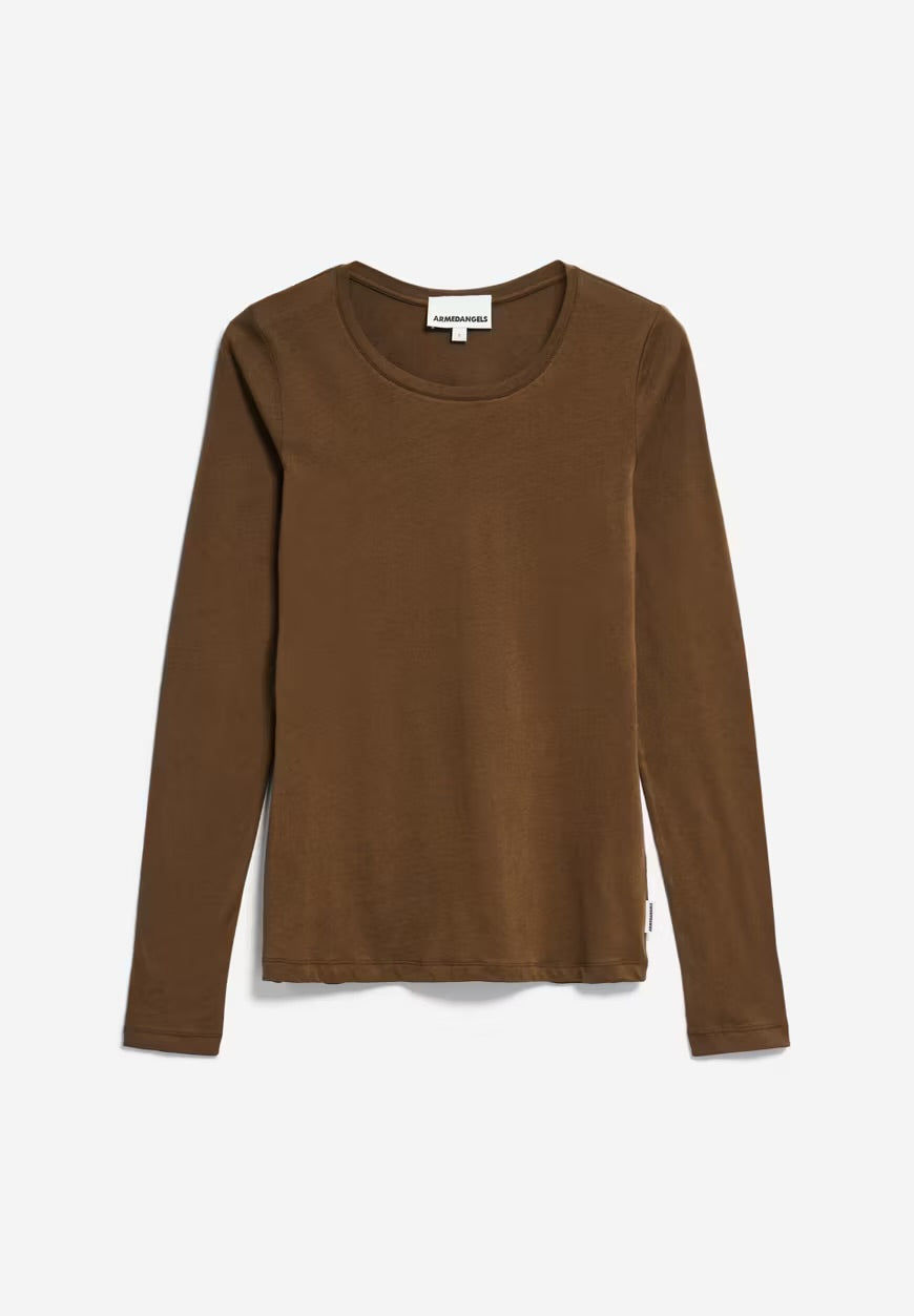 Armedangels - FW24 - Enriccaa Soft in Dried Moss - front 4