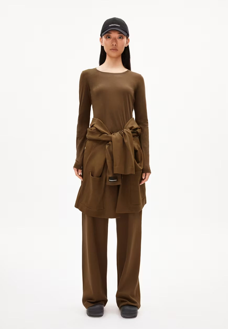 Armedangels - FW24 - Enriccaa Soft in Dried Moss - front 5