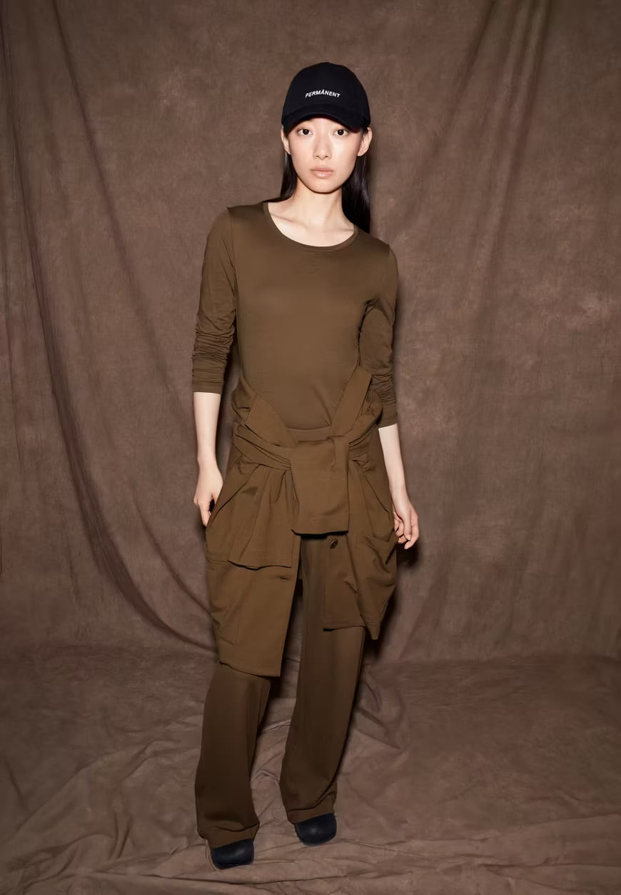 Armedangels - FW24 - Enriccaa Soft in Dried Moss - front 6