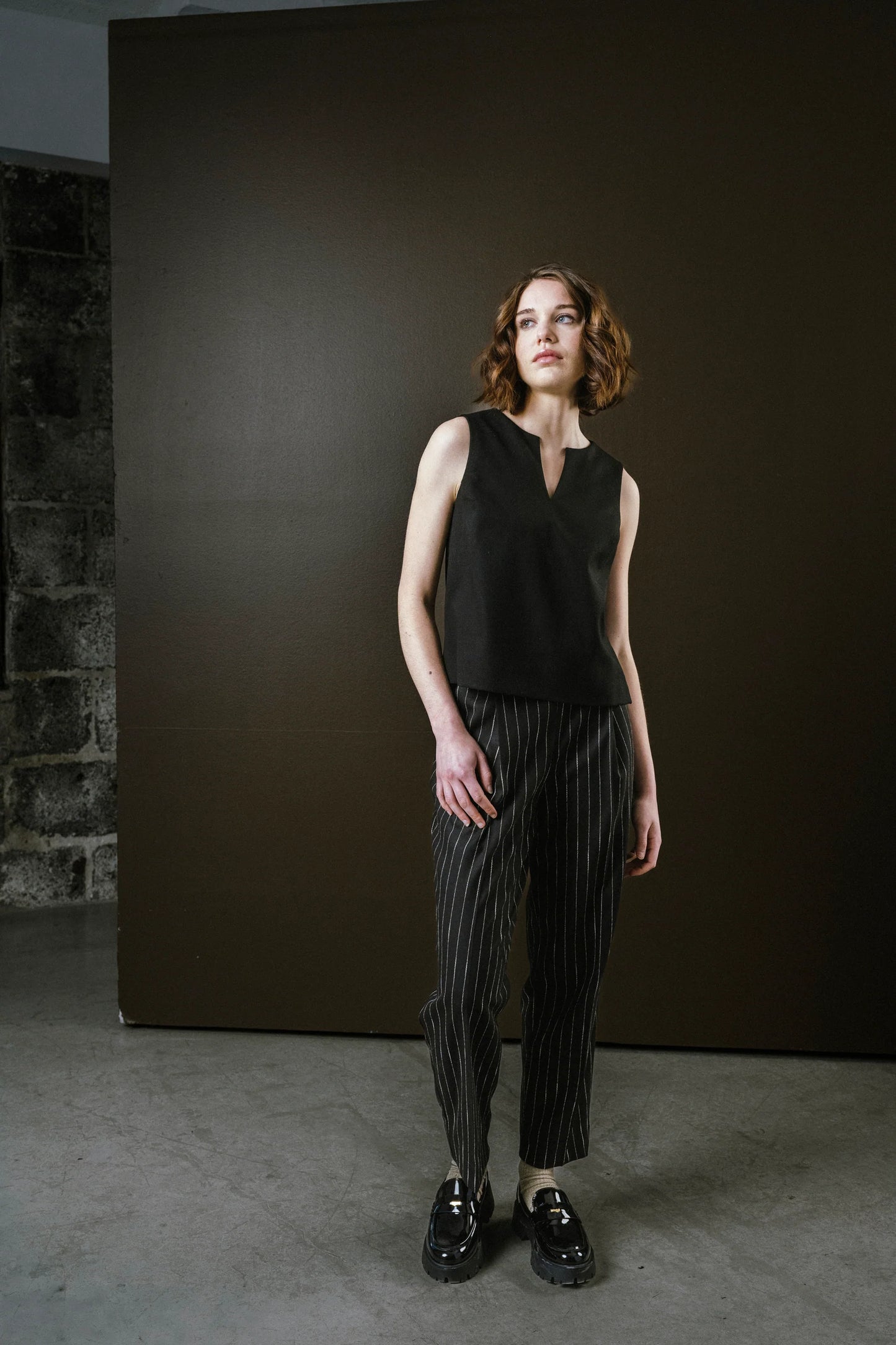 Regent Pant in Pinstripe