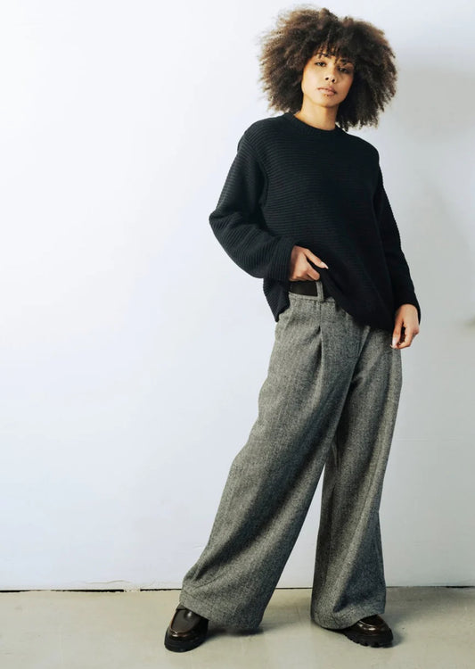 Bodybag by Jude - FW24 - Lewis Pants in Herringbone - front 1