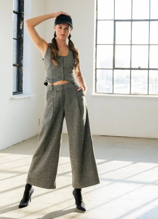 Bodybag by Jude - FW24 - Lewis Pants in Herringbone - front 2