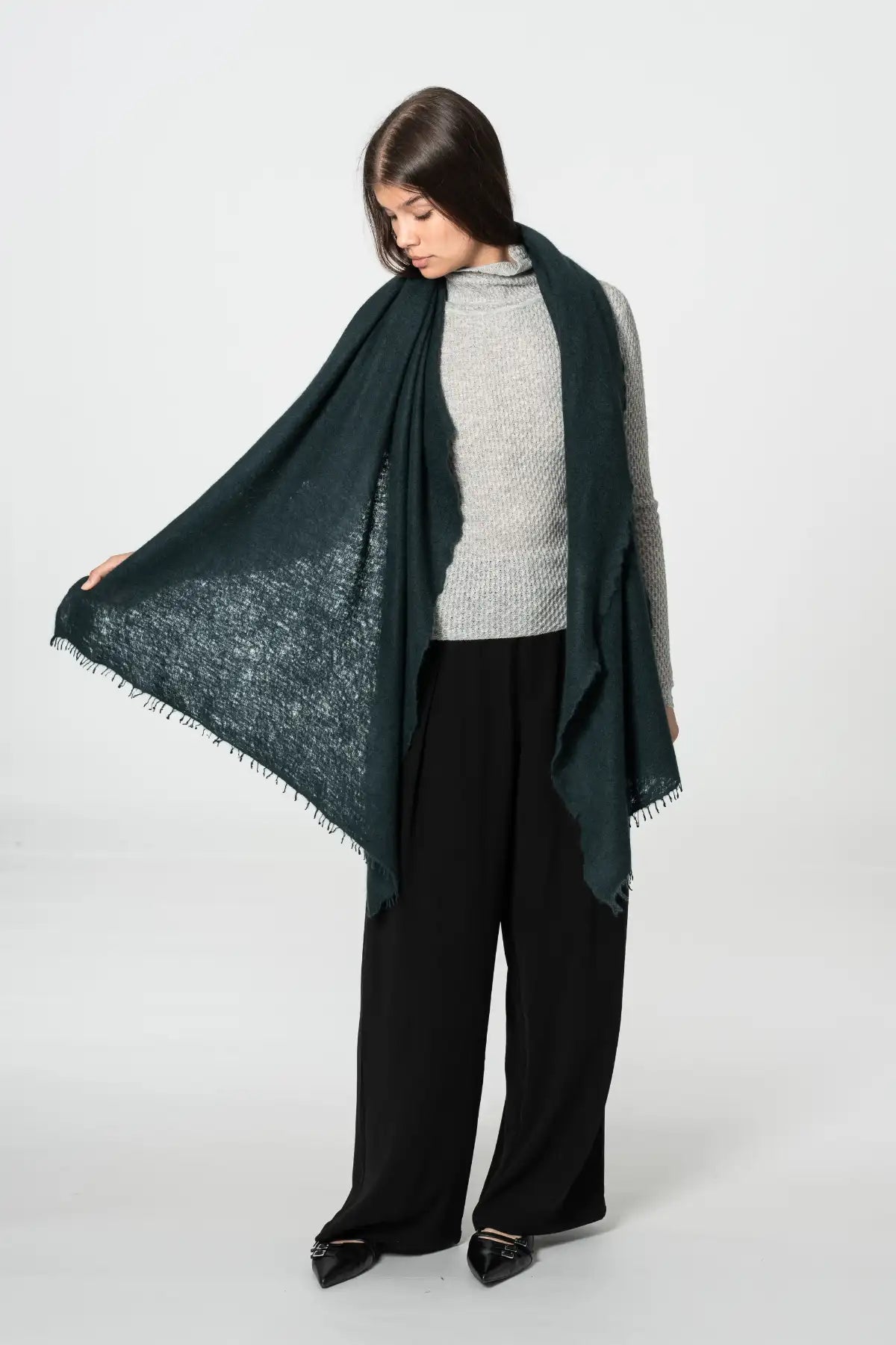 Cashmere Felted Scarf