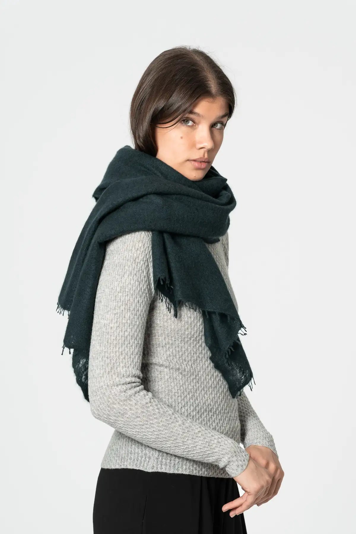 Cashmere Felted Scarf