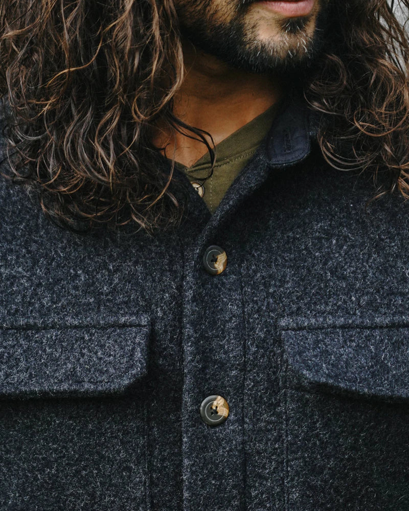 The Field Coat in Storm