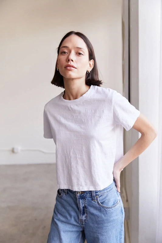 SS24 - It is Well L.A Crop Tee in Salt