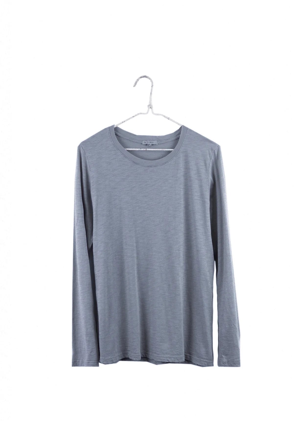FW24- It i Well L.A - Everyday Crewneck Long Sleeve in Clay Blue