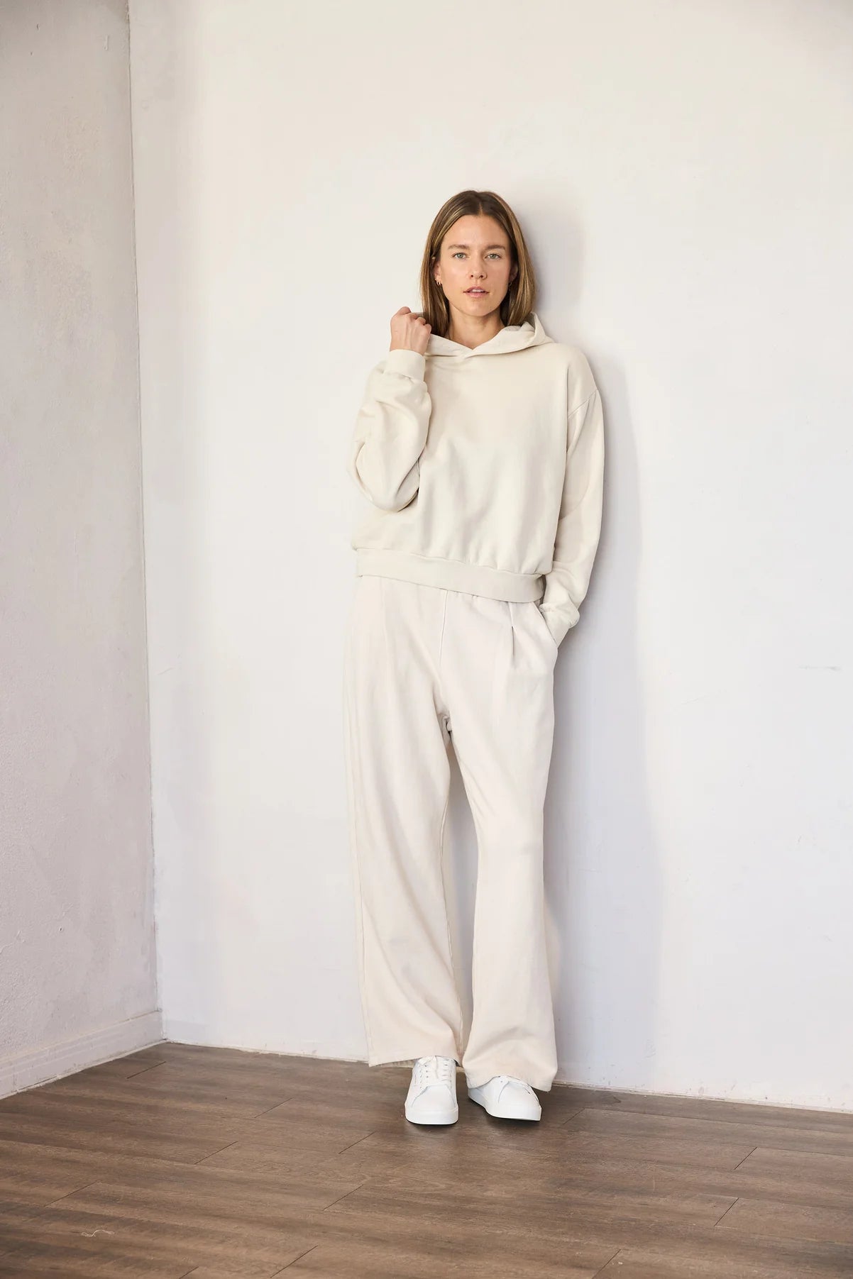 FW24 - It is Well L.A - Hooded Sweatshirt in Natural - front 1
