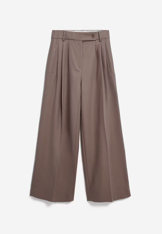KAAYUA Pants in Walnut Cream - Wide Leg