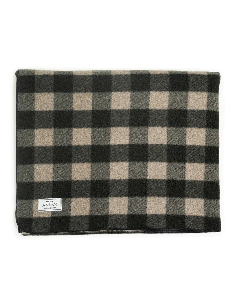 The Agnello Wool Blanket in Forest