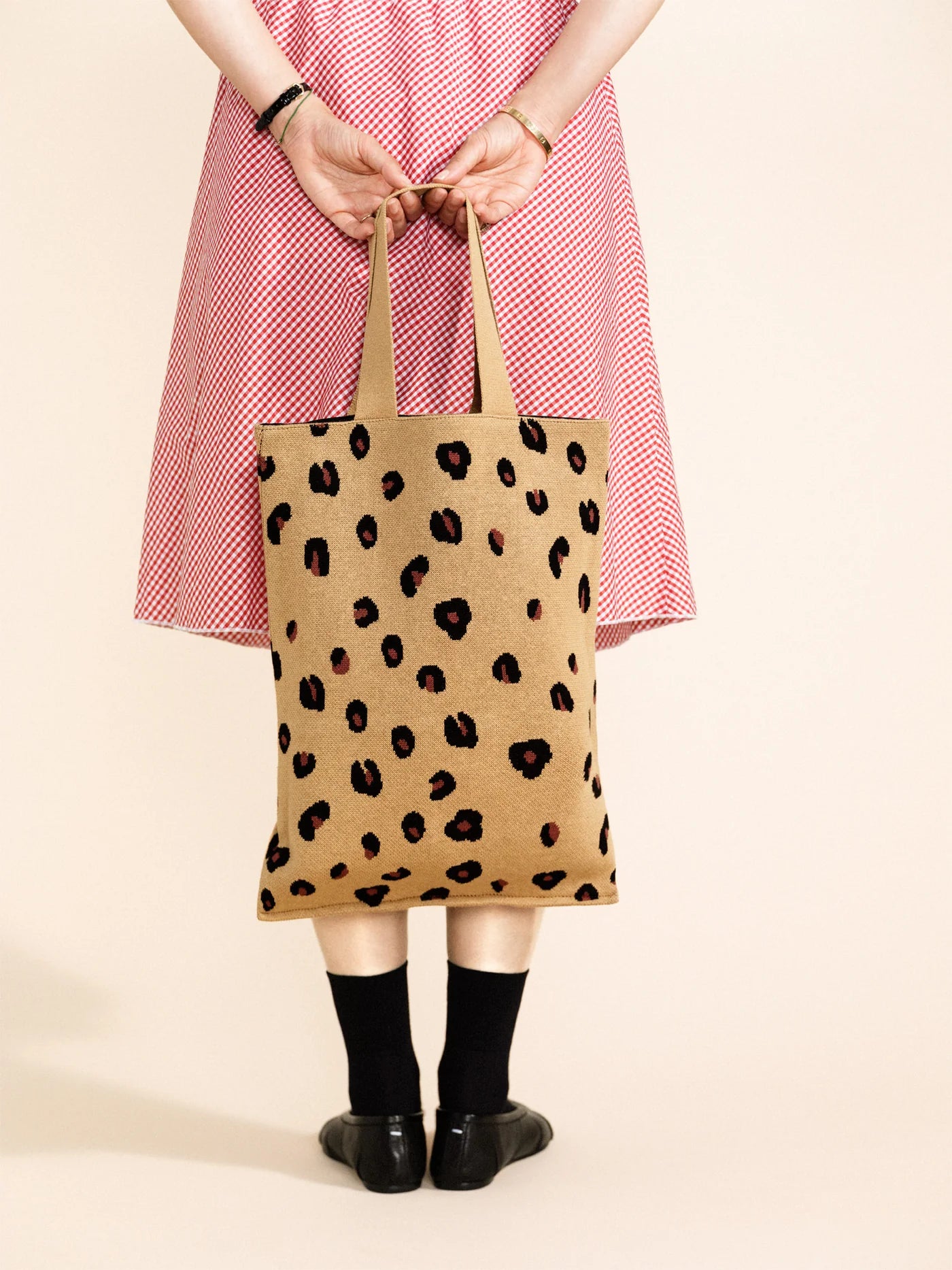 Hansel from Basel - FW24 - Cheetah Tote Bag in Camel 1