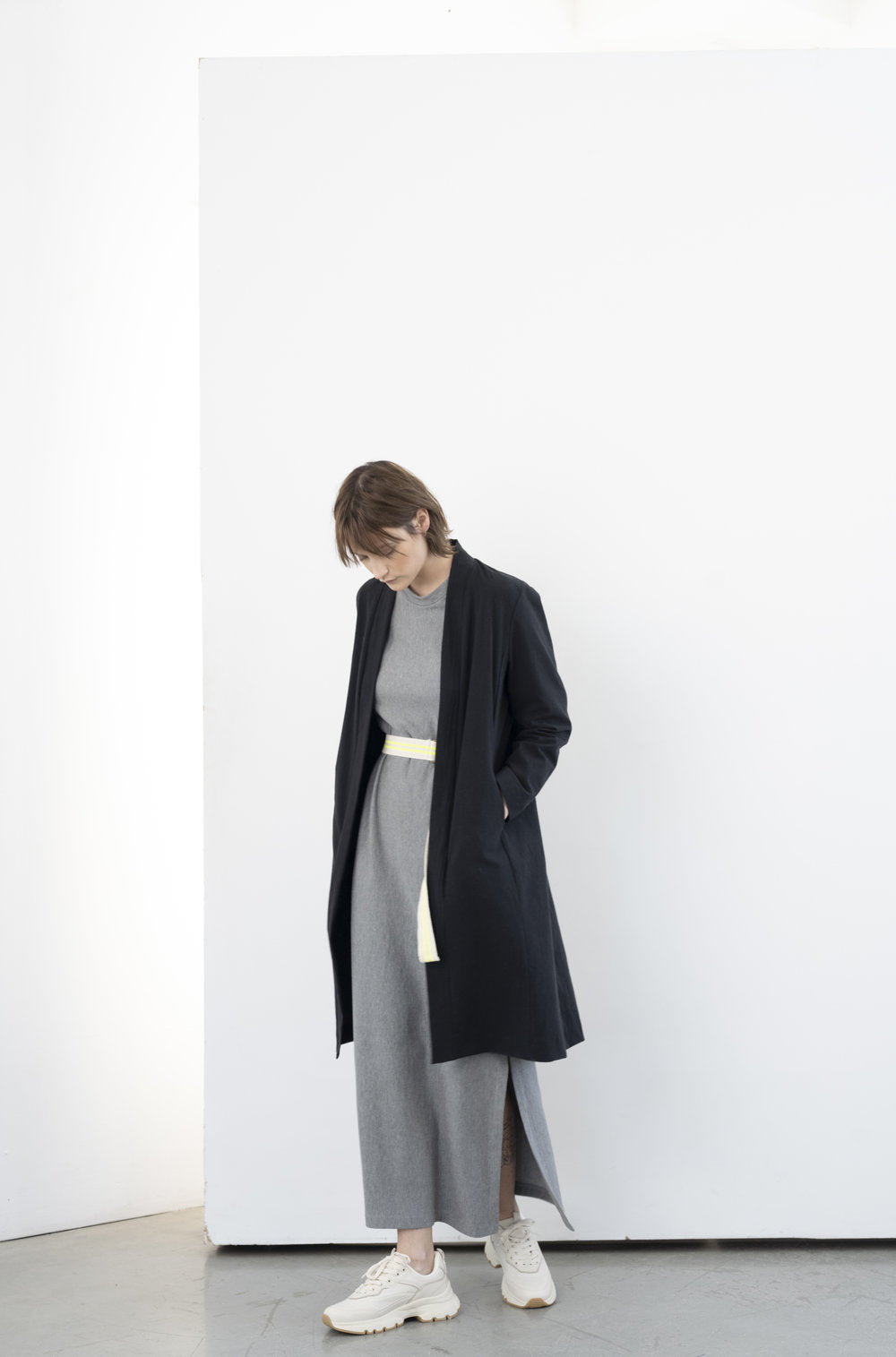Newman Jacket in Black Cotton