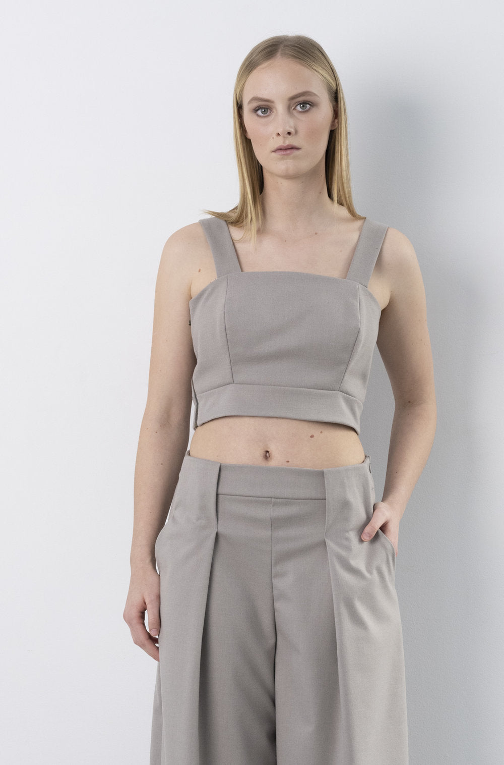 Cooper Bustier in Greystone