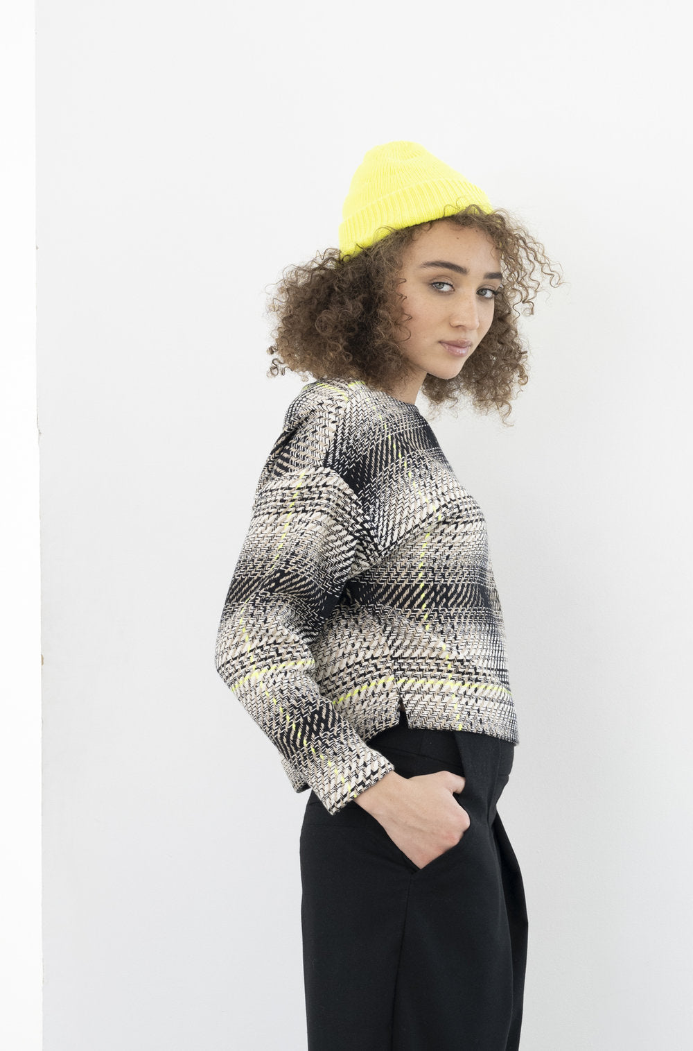 Oslo Merinos Beanie in Volt Neon Yellow