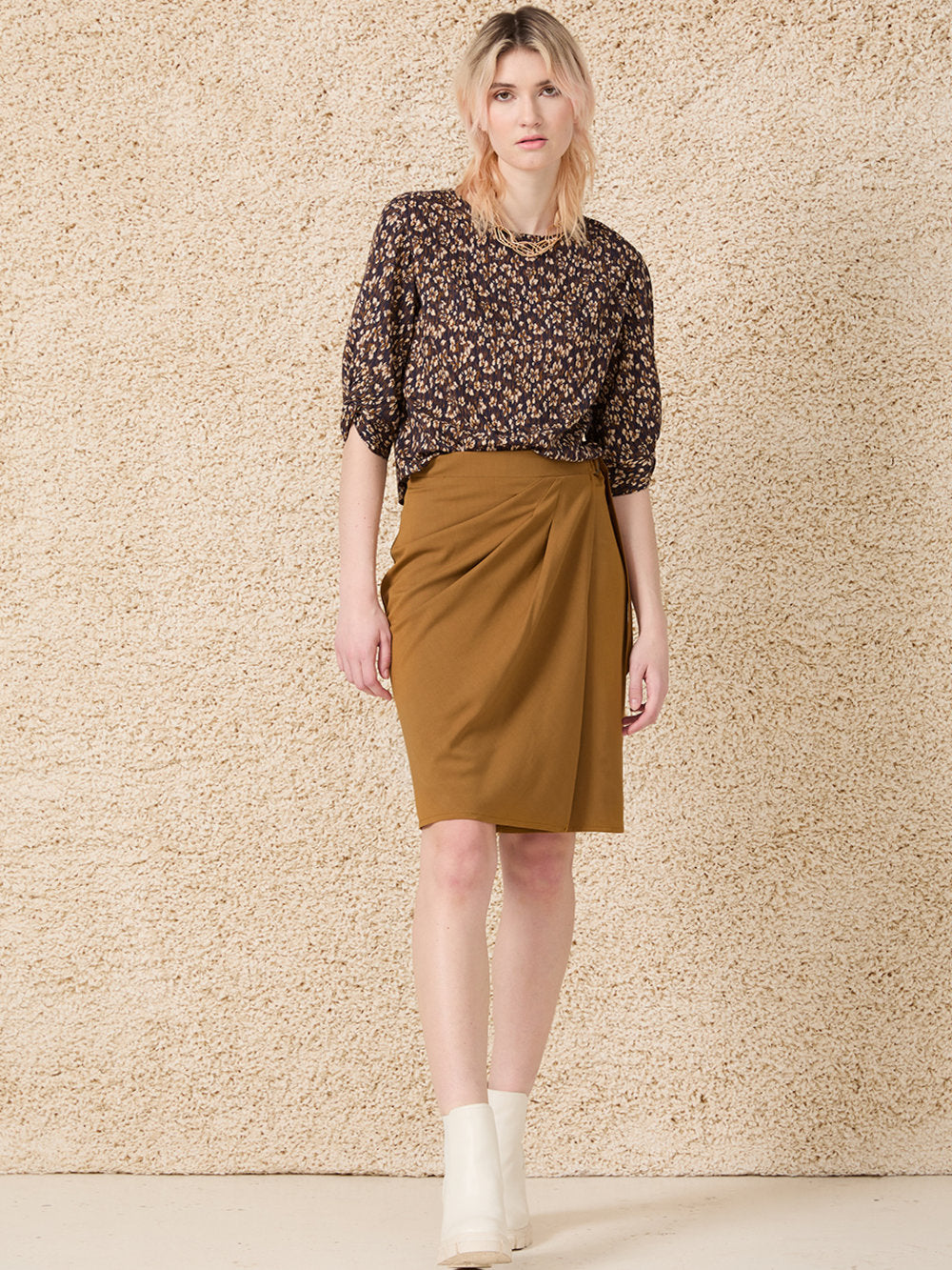 Cokluch Deborah Skirt in Soleste Cumin Fall 23/24