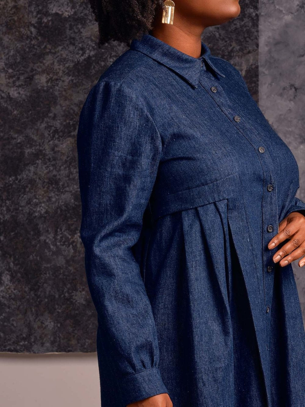 Jennifer Glasgow - Inari Dress in Denim