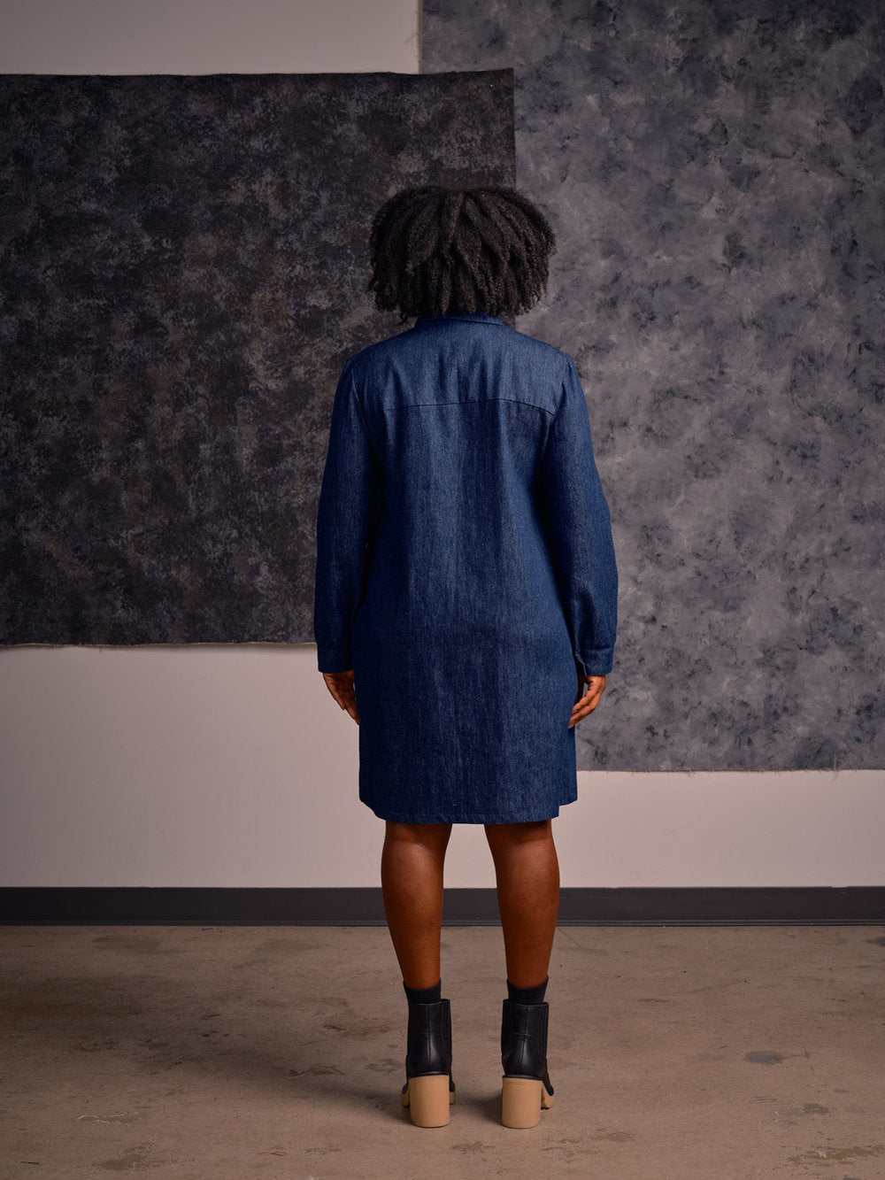 Jennifer Glasgow - Inari Dress in Denim