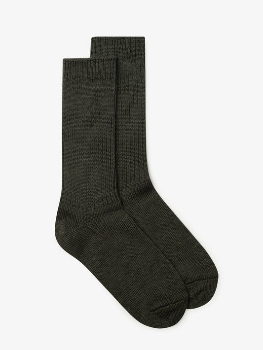 Milo & Dexter Merino Socks in Olive Fall 23/24