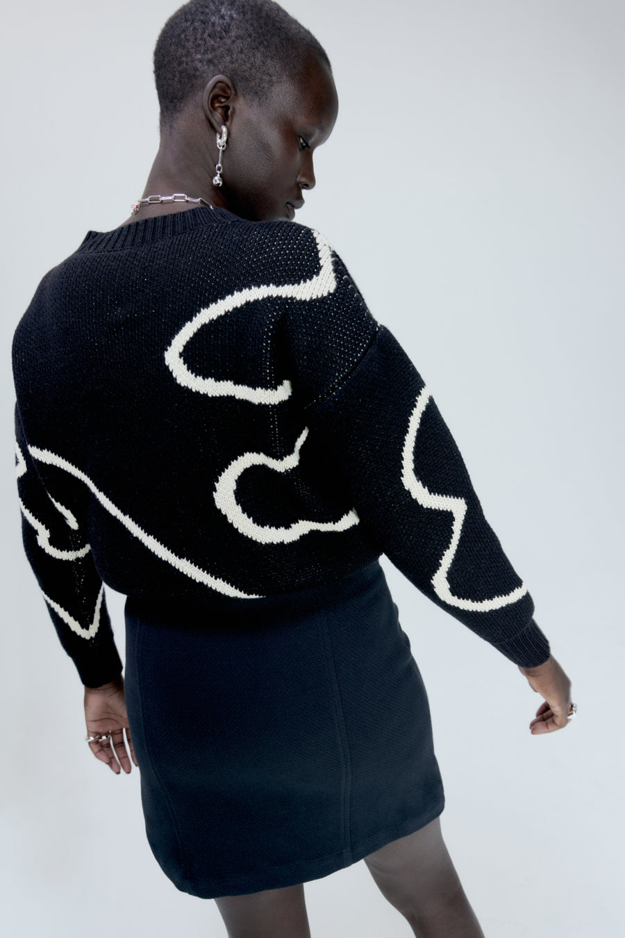 Eve Gravel - Fall 23/24 Denver Sweater in black