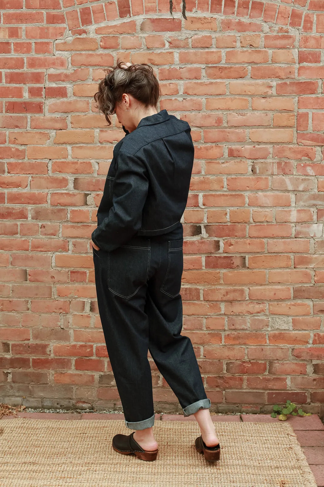 Eve Gravel - Fall 23/24 Houston denim jacket in dark denim