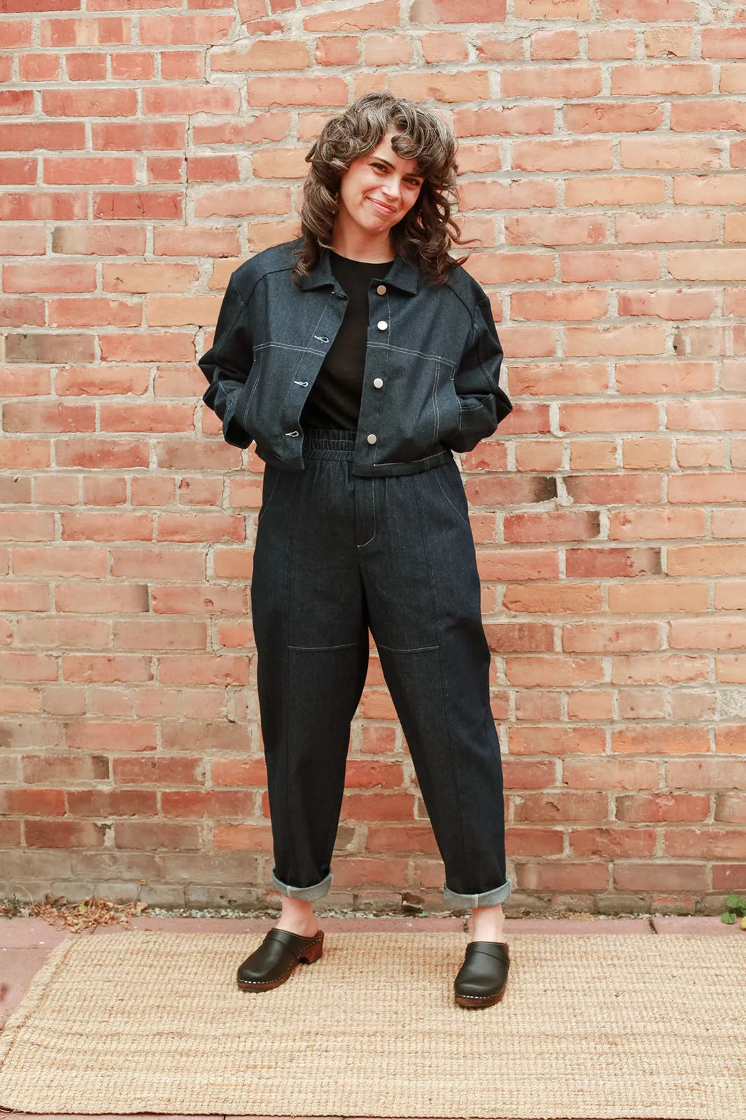 Eve Gravel - Fall 23/24 Houston denim jacket in dark denim
