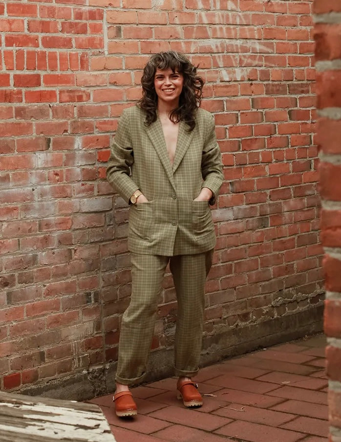 Eve Gravel Fall 23/24 Jackie Pants in Olive/Sage