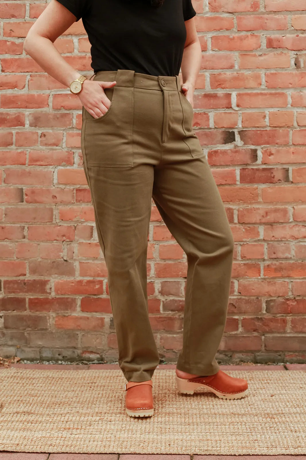 Eve Gravel Fall 23/24 - Joy Pant in Olive