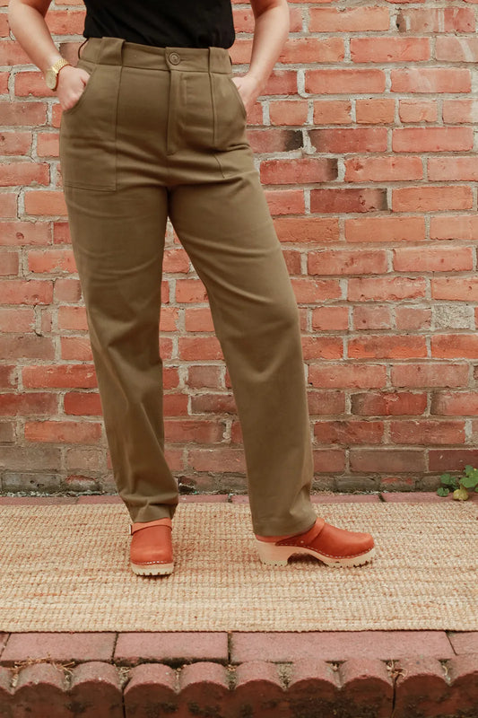Eve Gravel Fall 23/24 - Joy Pant in Olive