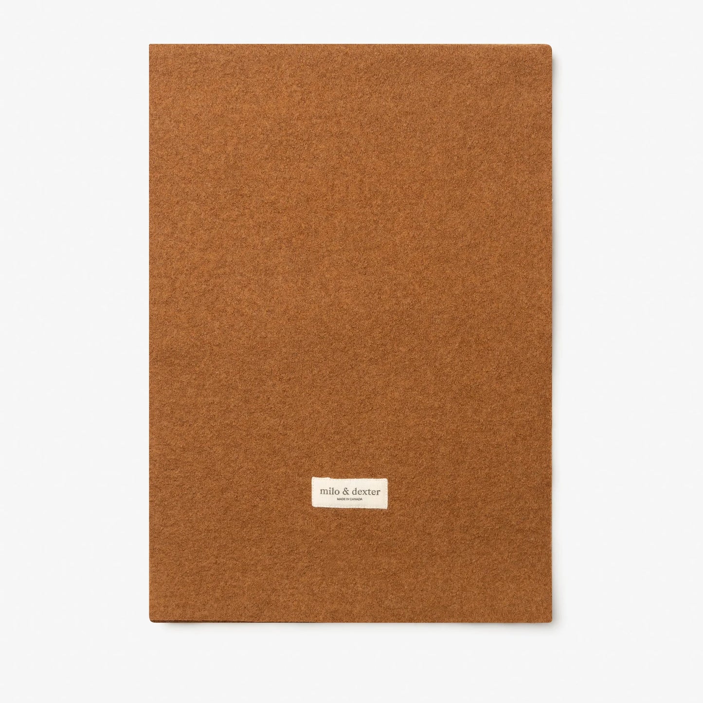 Milo & Dexter Classic Merino Scarf in Burnt Orange Fall 23/24