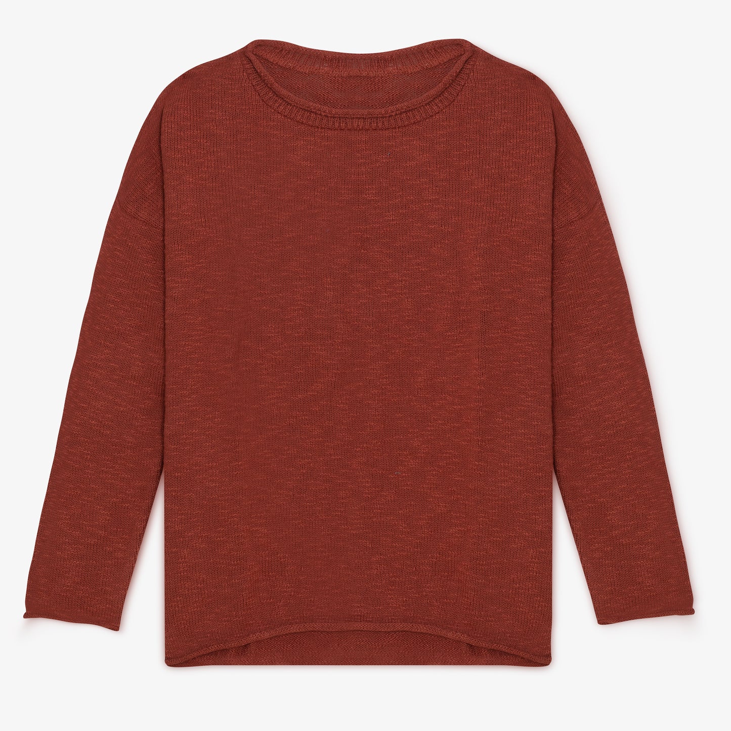 Milo & Dexter Knit Sweater in Burnt Sienna FAll 23/24