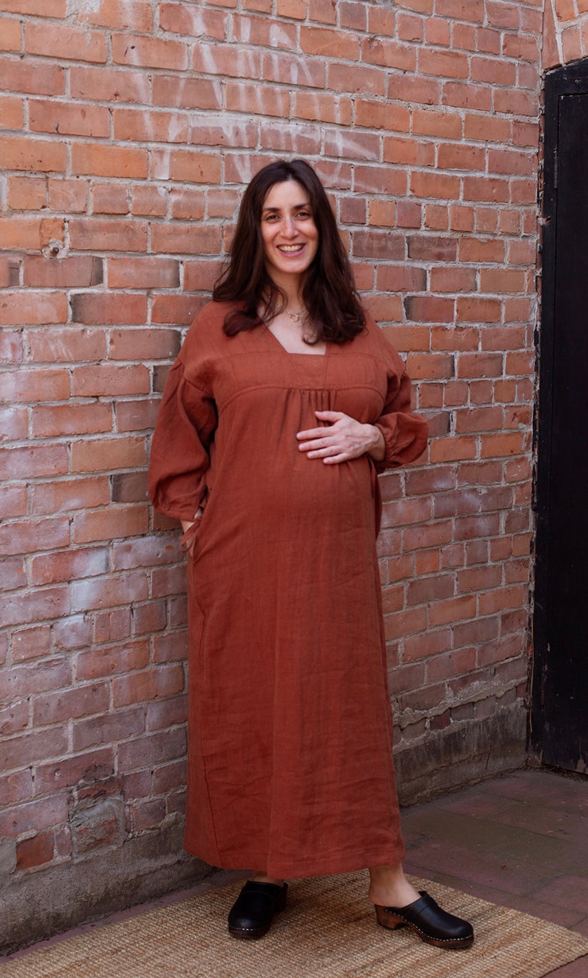 Harly Jae Paysanne Heritage Dress in Cinnamon Fall 23/24