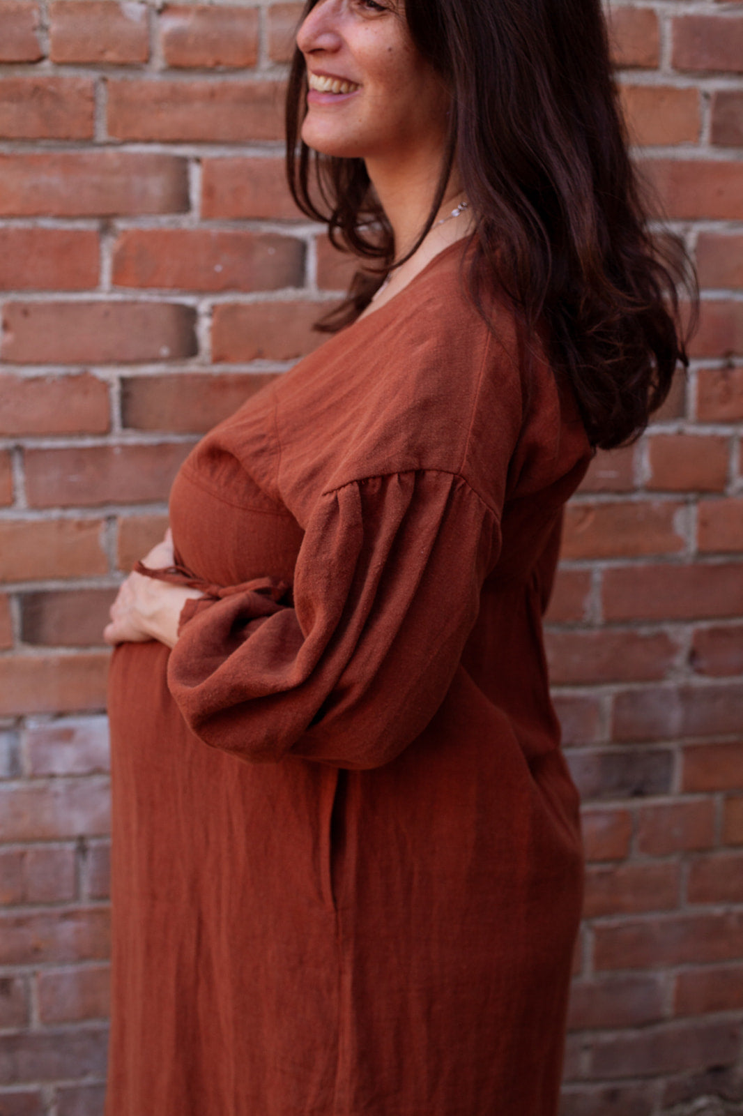 Harly Jae Paysanne Heritage Dress in Cinnamon Fall 23/24