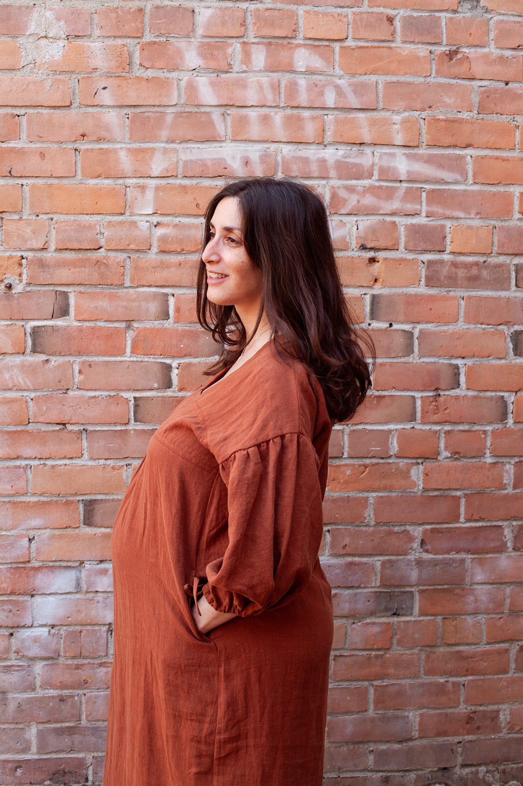 Harly Jae Paysanne Heritage Dress in Cinnamon Fall 23/24