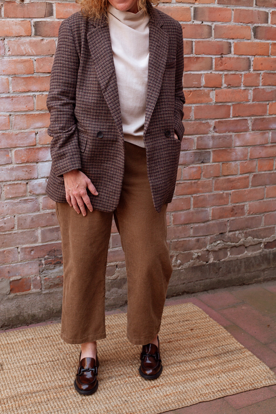 It is Well L.A Corduroy Crop Pant in Acorn