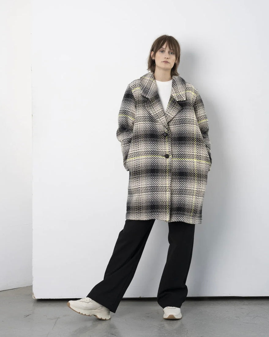 Bodybag by Jude Albert Coat in Dipsyfluo Plaid Fall 23/24