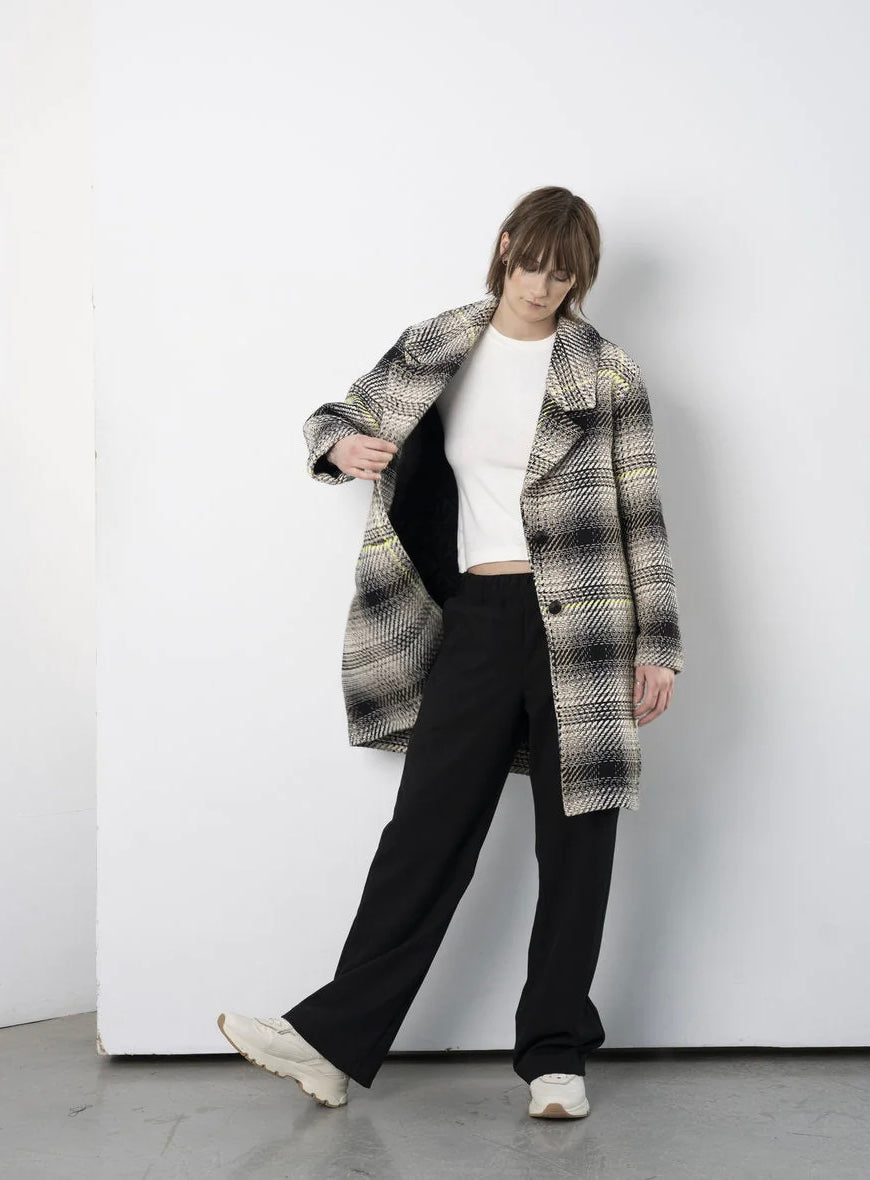 Bodybag by Jude Albert Coat in Dipsyfluo Plaid Fall 23/24