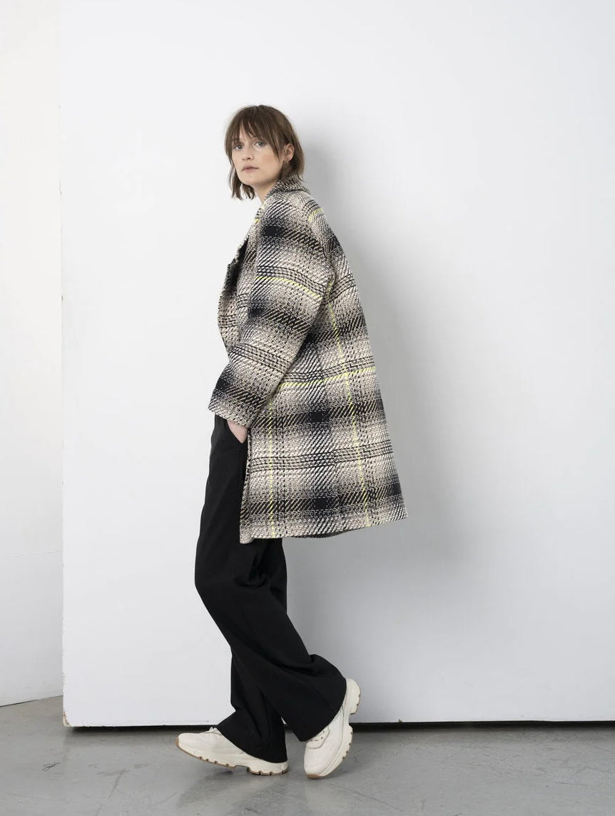Bodybag by Jude Albert Coat in Dipsyfluo Plaid Fall 23/24