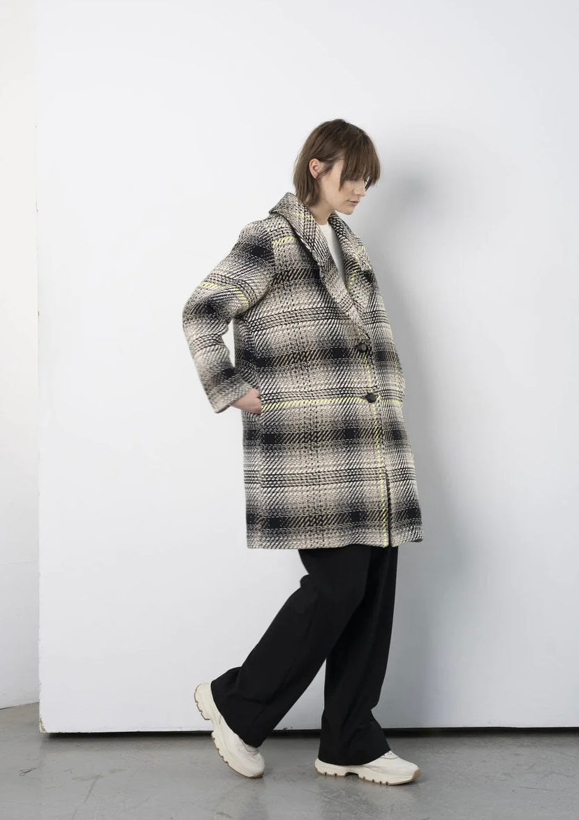 Bodybag by Jude Albert Coat in Dipsyfluo Plaid Fall 23/24