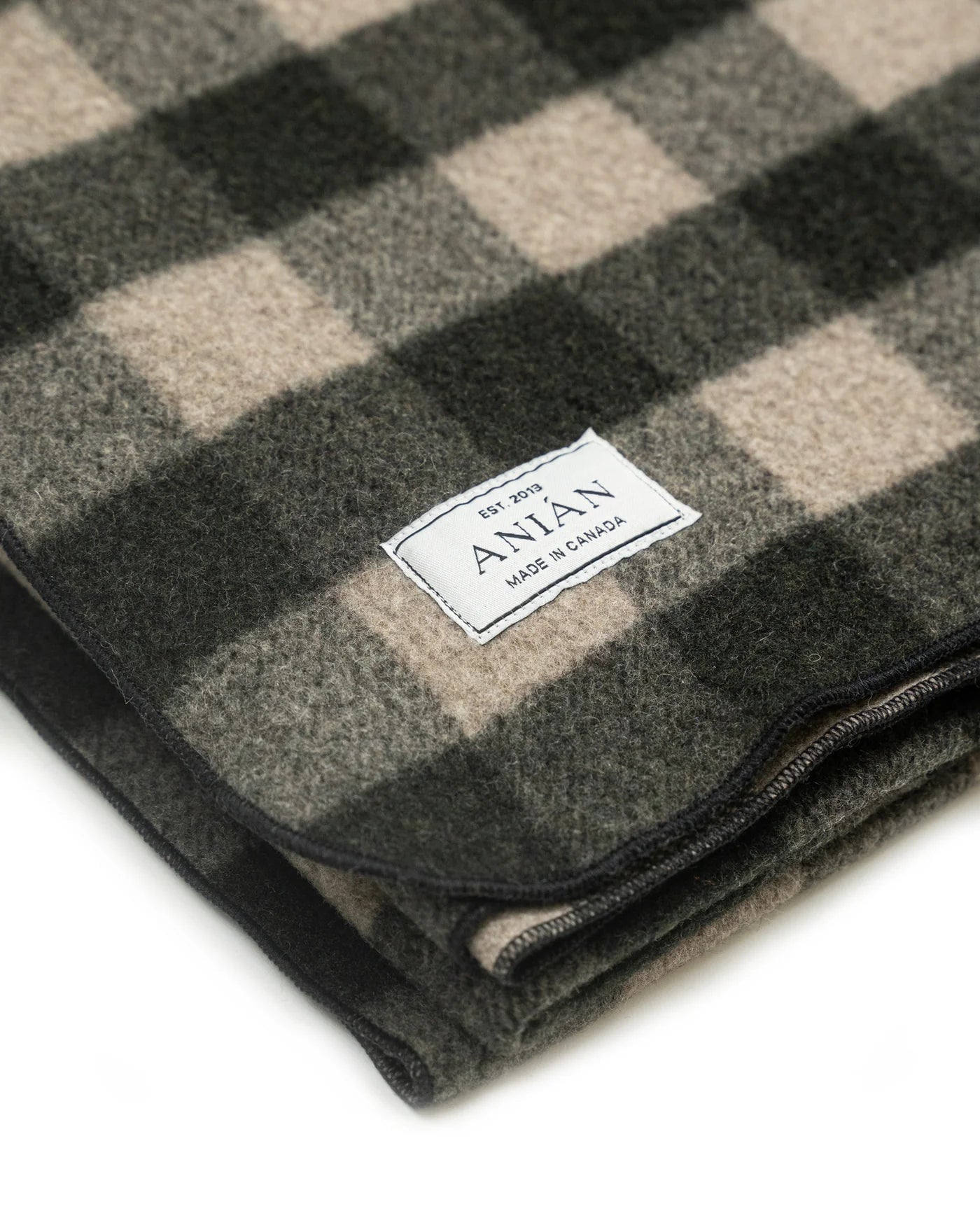 The Agnello Wool Blanket in Forest