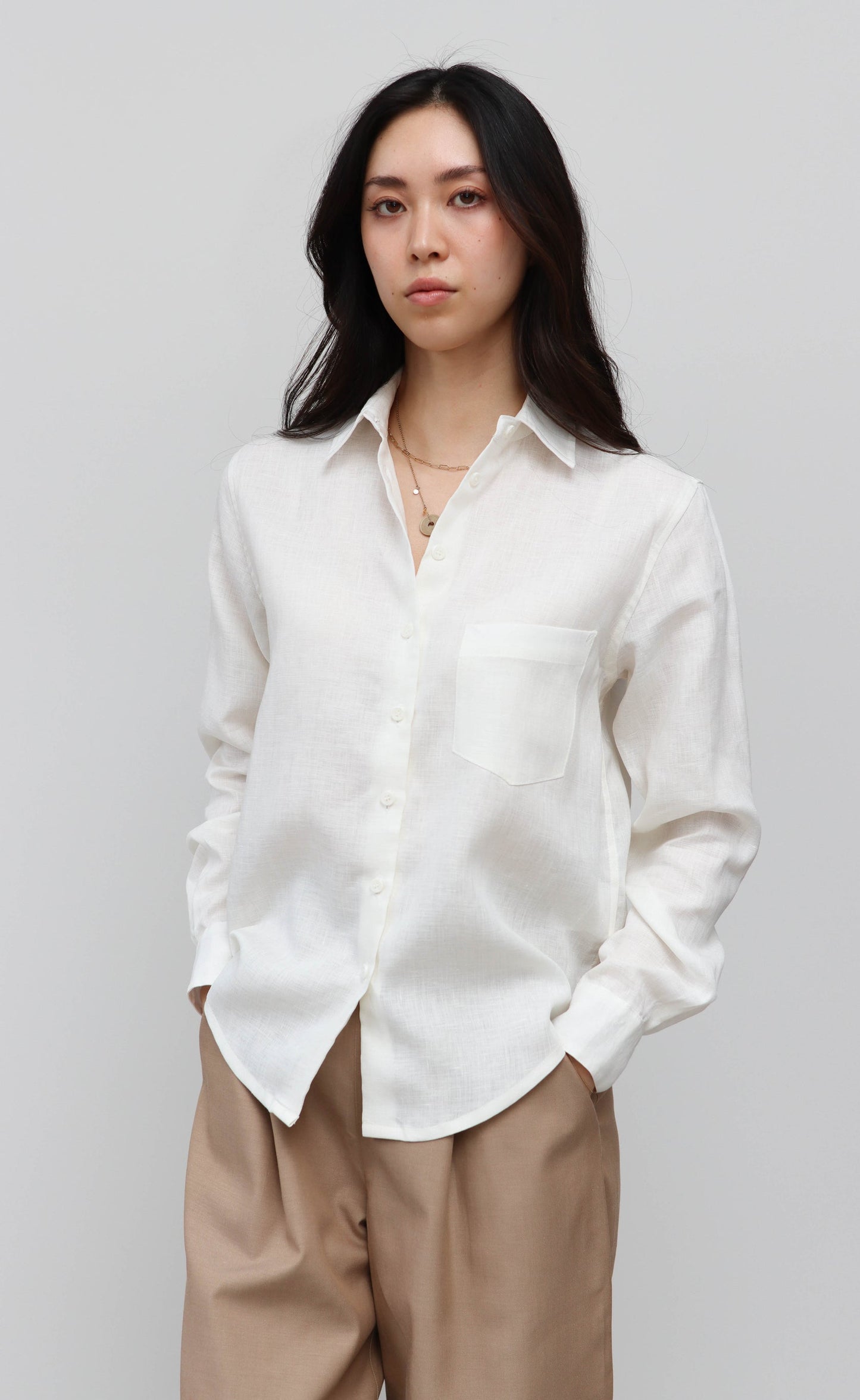 Power of My People - SS24 - The Friend - Proper Fit - Cream - model front 1