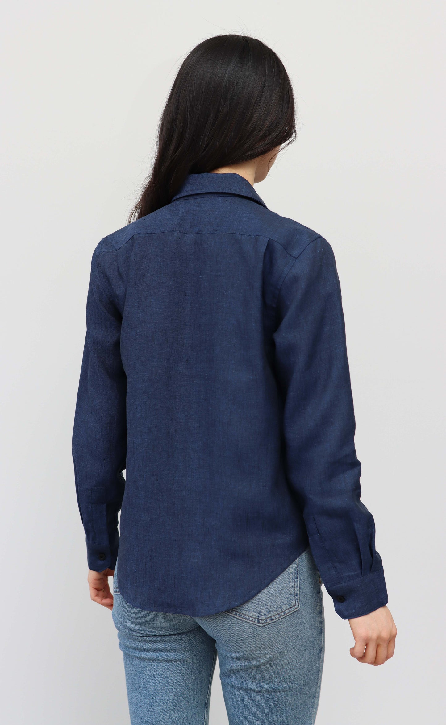 SS24 - Power of My People - The Friend - Proper Fit - Navy - on model back 3