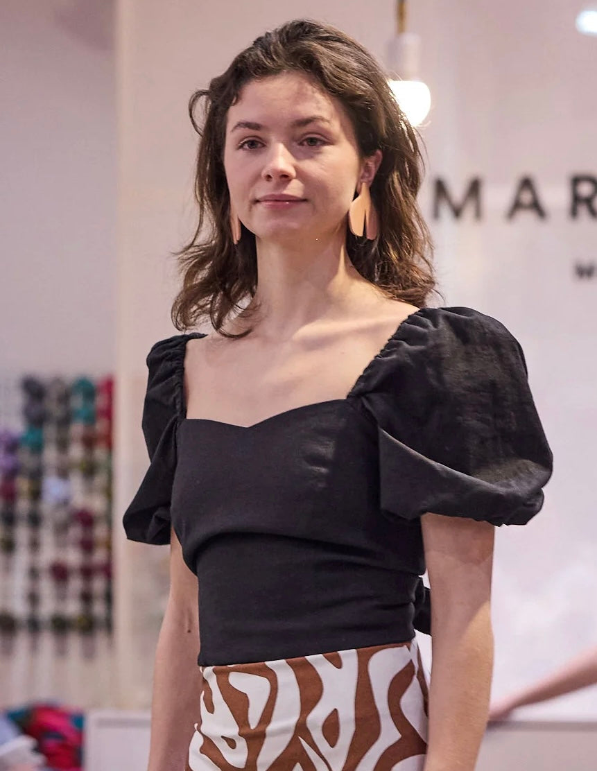 Aurore Top in Black
