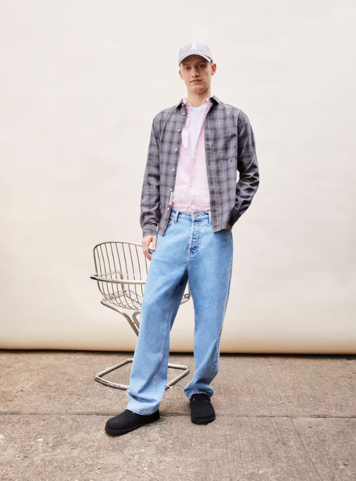 Paanao Shirt in Moonlight Gray-Misty