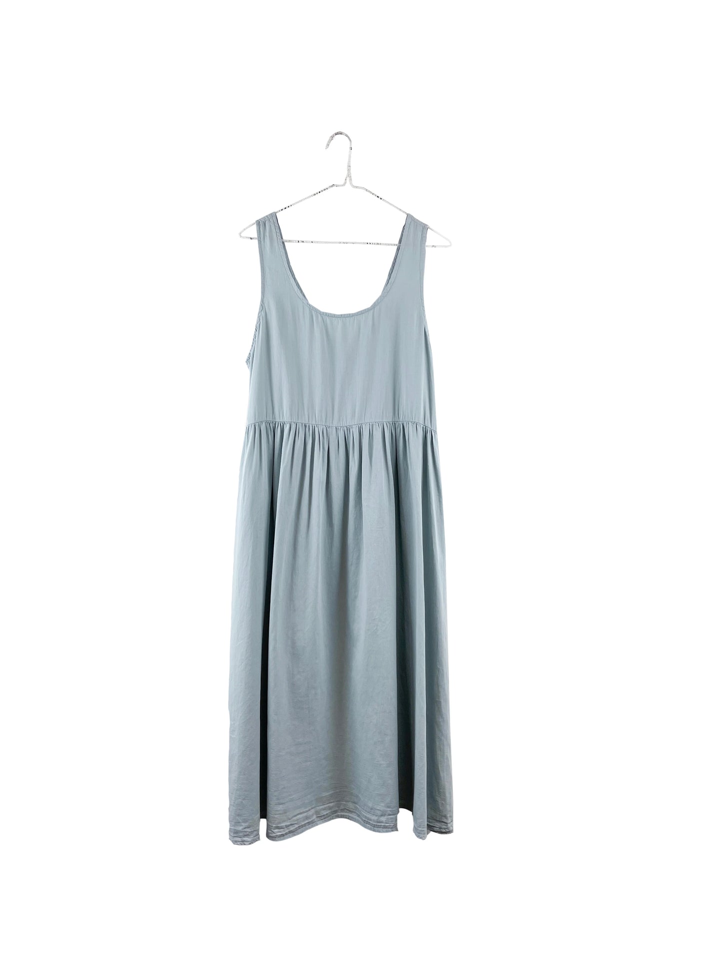 SS24 - It is Well L.A - Open Back Dress in Misty Sage - on display front 3