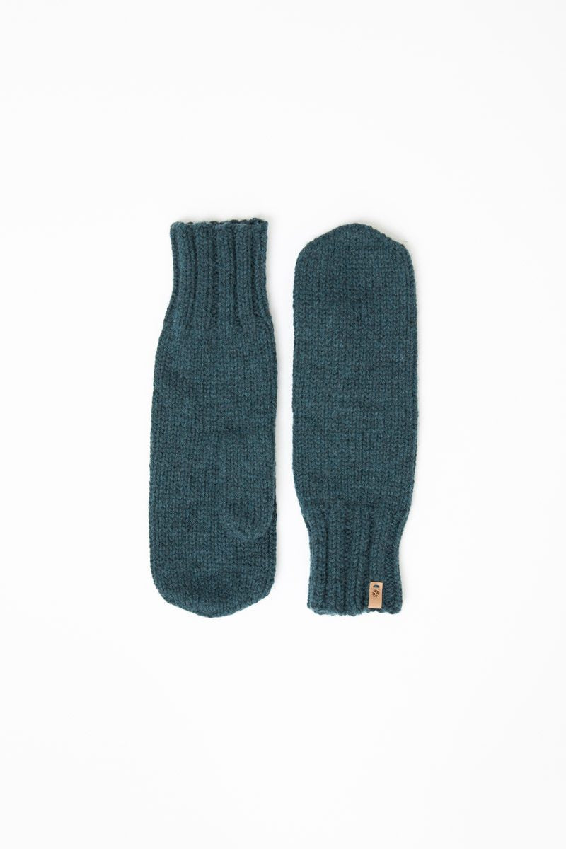 Dinadi Merino Mittens Dragonfly Green