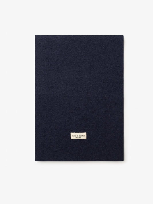 Milo & Dexter - FW24 - Classic Merino Scarf in Navy