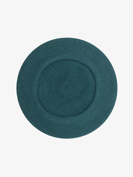 Milo & Dexter - FW24 - The Beret in Emerald - inside beret