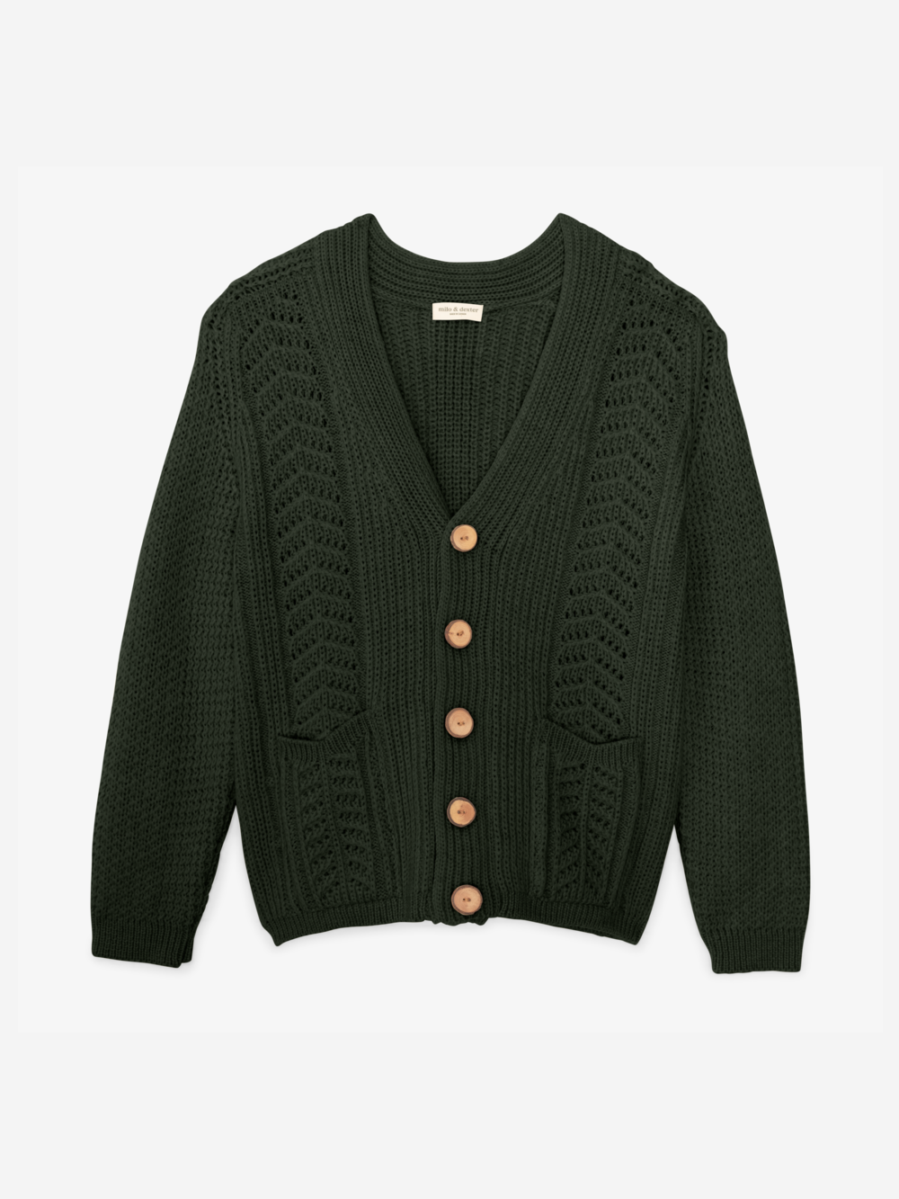 Hand Knit Wool Cardigan in Forest Green – Textile Apparel Hand Knit Wool Cardigan in Forest Green – Textile Apparel