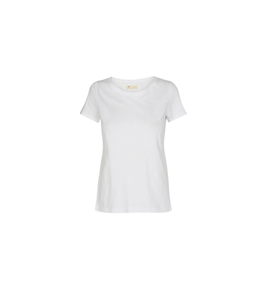 White t-shirt on a white background